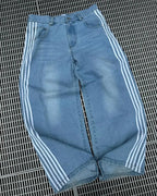 Baggy Jeans z Wysokim Stanem-Jeans-Moda Perla