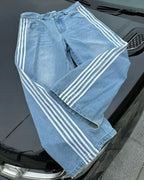 Baggy Jeans z Wysokim Stanem-Jeans-Moda Perla