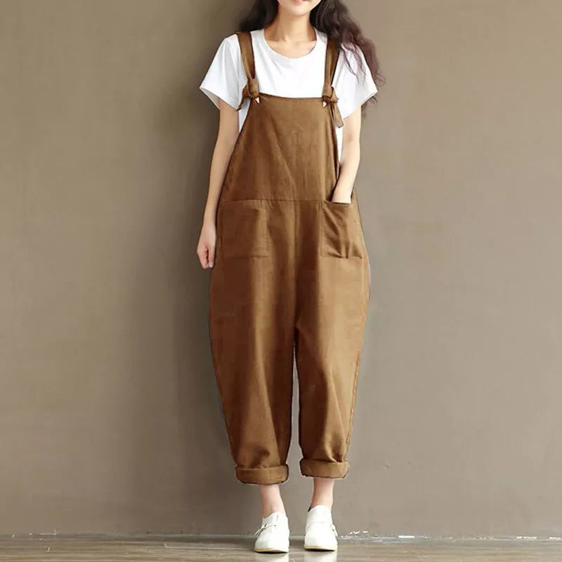 Celeste Luźny Kombinezon | Bawełna, Wygodny 0