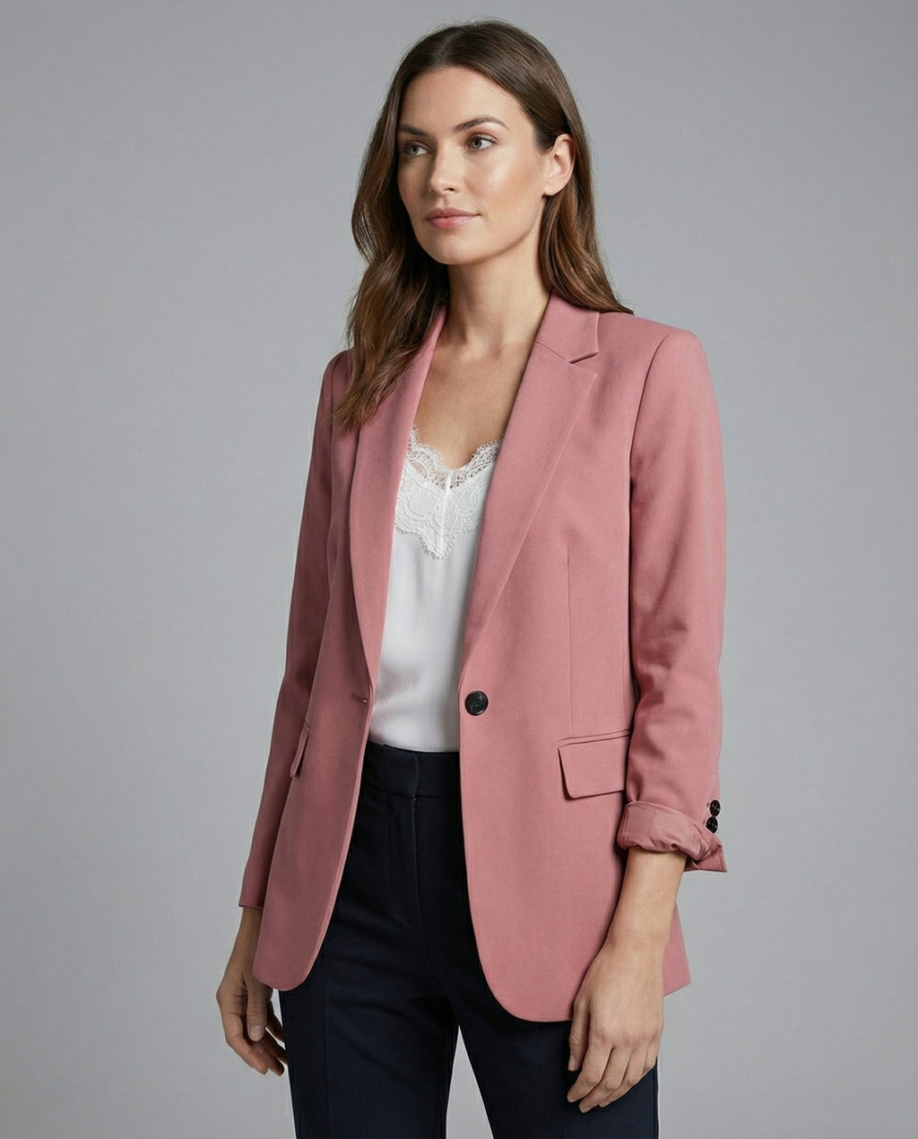 Czarna Marynarka Damska | Elegancki Krój, Wysokiej Jakości Tkanina 0