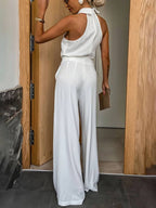 Damski Kombinezon Letni | Elegancki Luźny Krój z Kołnierzykiem 6