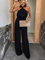 Damski Kombinezon Letni | Elegancki Luźny Krój z Kołnierzykiem 7