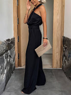 Damski Kombinezon Letni | Elegancki Luźny Krój z Kołnierzykiem 8