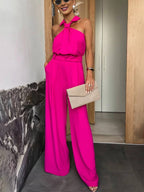 Damski Kombinezon Letni | Elegancki Luźny Krój z Kołnierzykiem 9