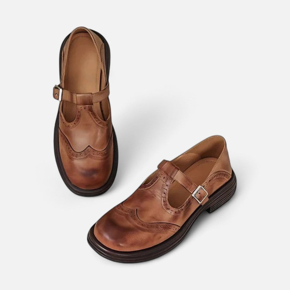 Damskie Klapki Regulowane | Skórzane, Eleganckie 1