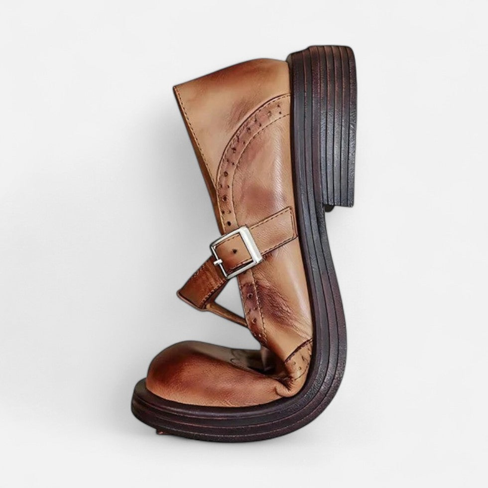 Damskie Klapki Regulowane | Skórzane, Eleganckie 2