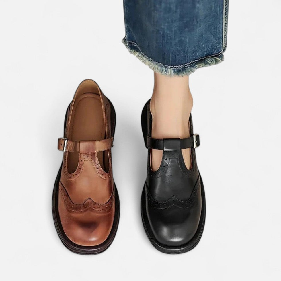 Damskie Klapki Regulowane | Skórzane, Eleganckie 8