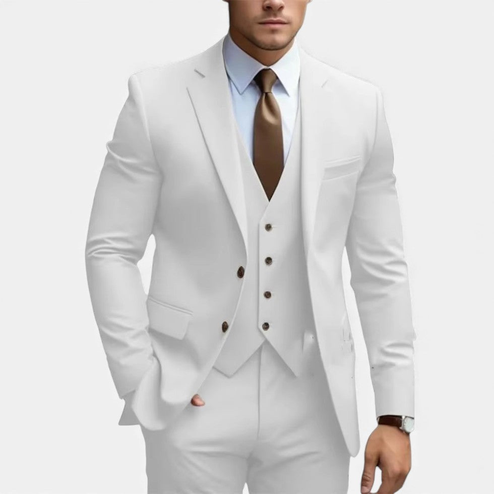 Elek Męski Garnitur | Nowoczesny Krój, Czarny 5