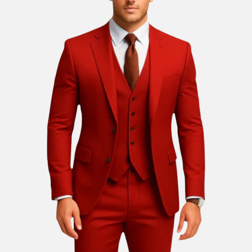 Elek Męski Garnitur | Nowoczesny Krój, Czarny 6