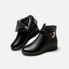 Fina Damskie Botki Zimowe | Futrzana Podszewka 0