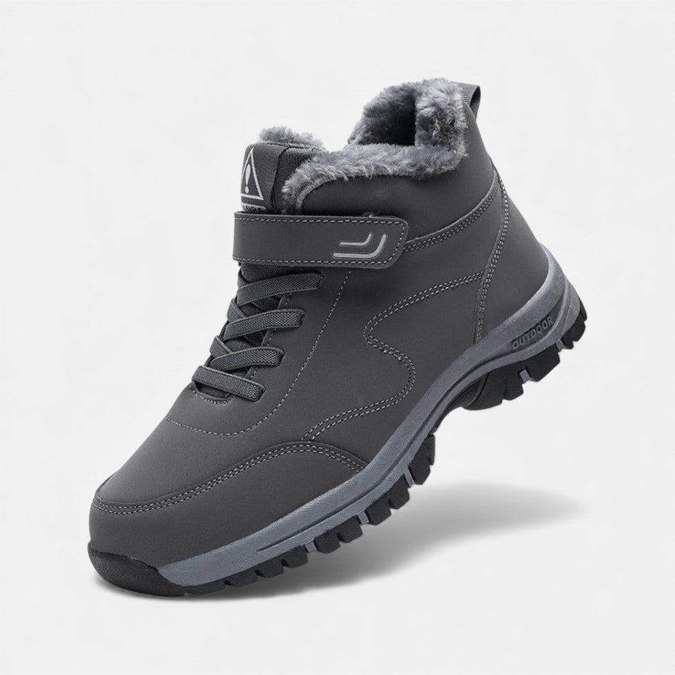 Fiona Damskie Buty Zimowe | Futrzana Wyściółka, Sznurowane 4