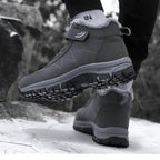 Fiona Damskie Buty Zimowe | Futrzana Wyściółka, Sznurowane 5