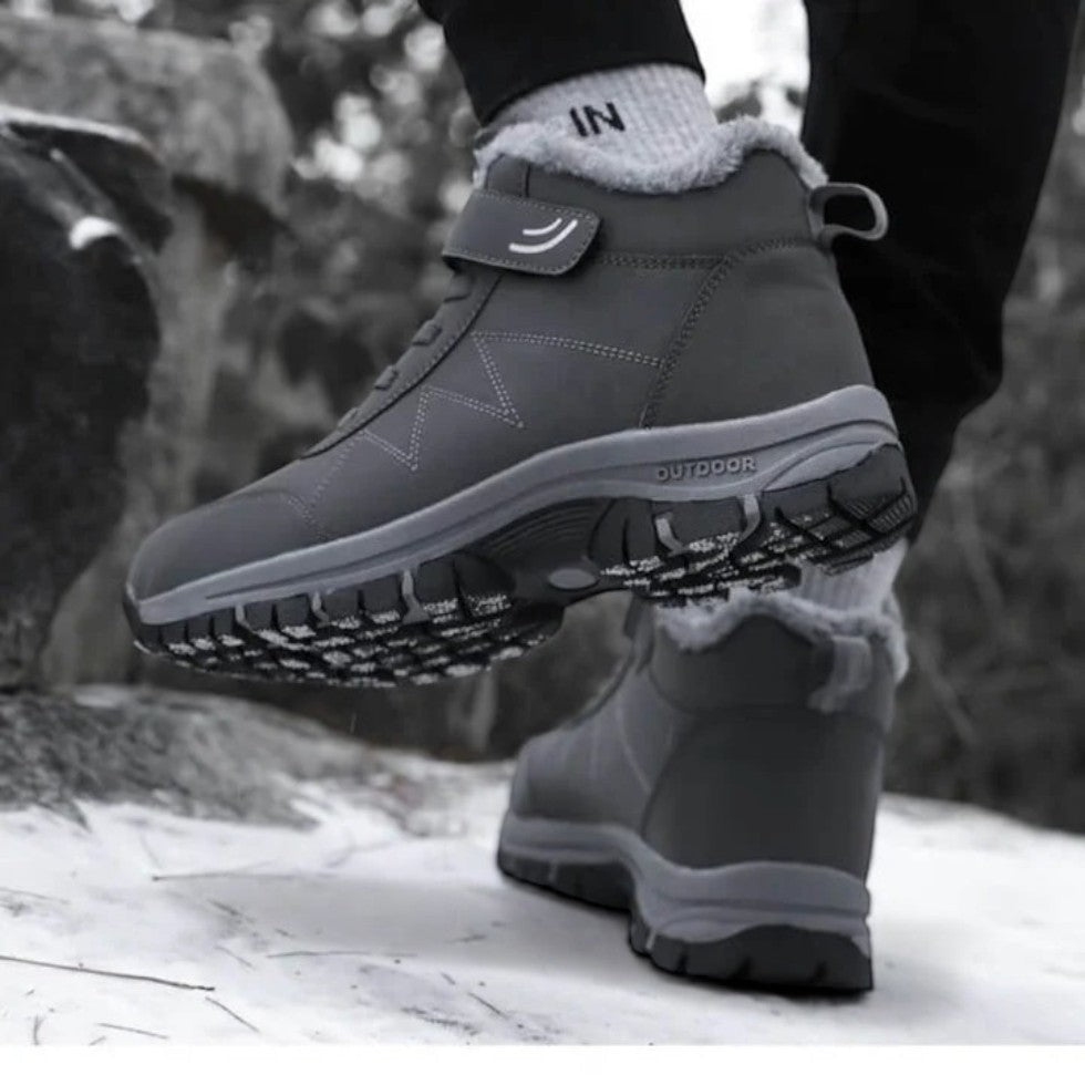 Fiona Damskie Buty Zimowe | Futrzana Wyściółka, Sznurowane 5