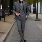 Garnitur Męski 3-Częściowy Gustavo | Klasyczny Elegancki Design, Wysoka Jakość 2