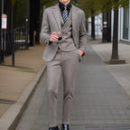 Garnitur Męski 3-Częściowy Gustavo | Klasyczny Elegancki Design, Wysoka Jakość 4