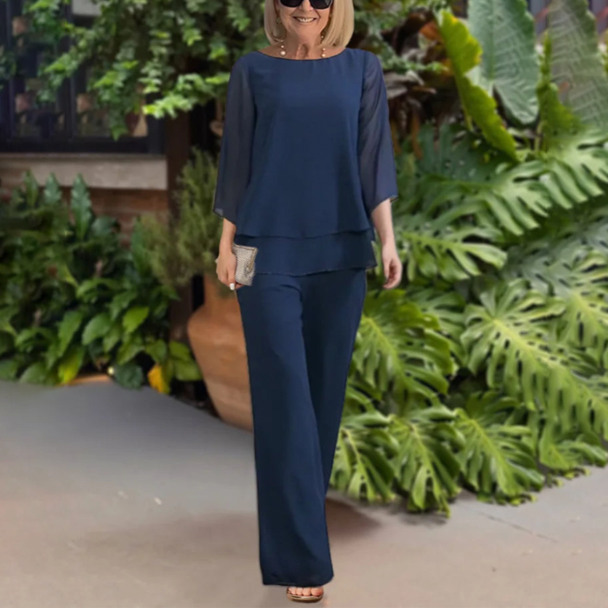 Jasmin Damski Letni Zestaw Spodni | Wygodny Krój 0