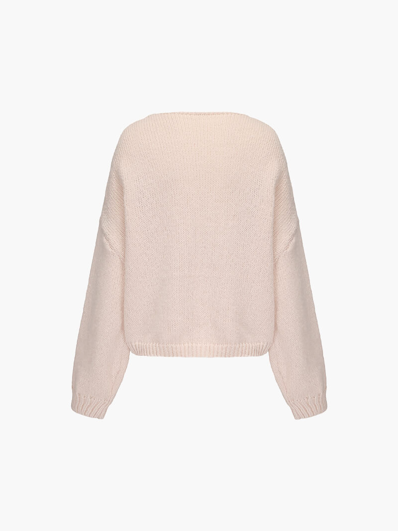 Kardigan z detalami w formie kokardek-Cardigan-Moda Perla