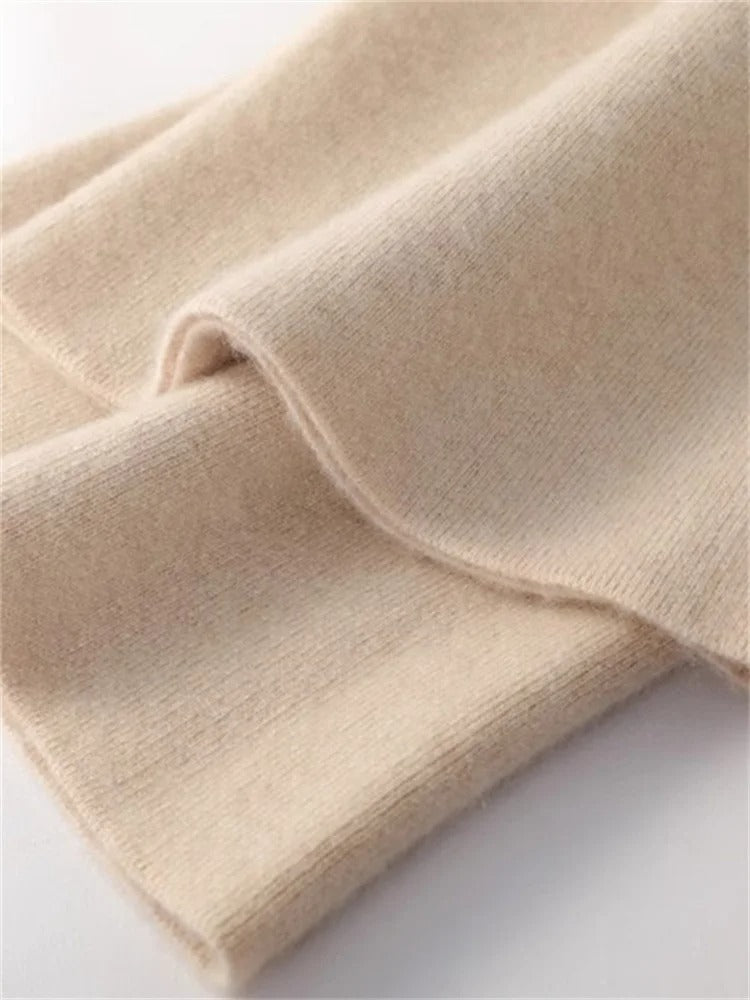 Kaszmirowe spodnie damskie na co dzień dla wyjątkowego komfortu-Trousers-Moda Perla