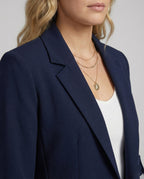 Kobieta Długa Marynarka Biznesowa | Elegancki Krój, Wysokiej Jakości Materiały 3