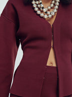 Kobiety Zestaw Dzianinowy | Oddychający Materiał 3