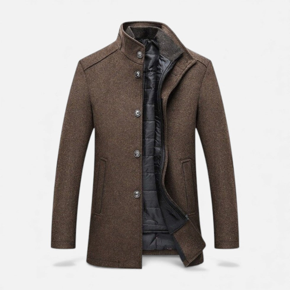 Marek Męska Kurtka | Mieszanka Wełny 0