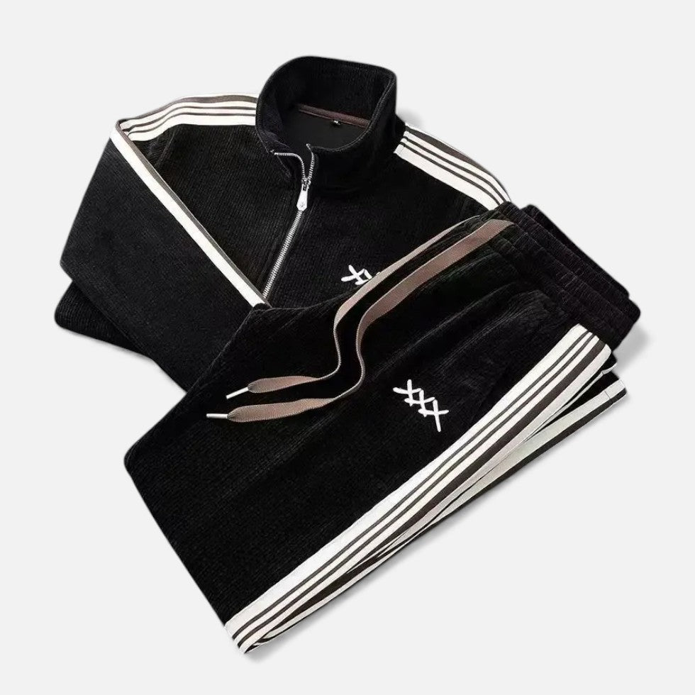 Marek Męski Dres Adidas | Miękka Mieszanka Poliestru, Stylowy Komplet Dresowy 0