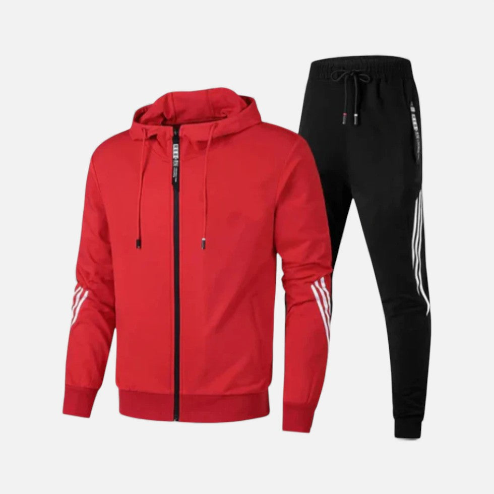 Marek Męski Komplet Dresowy | Szare Dresy, Miękka Mieszanka Poliestru 4