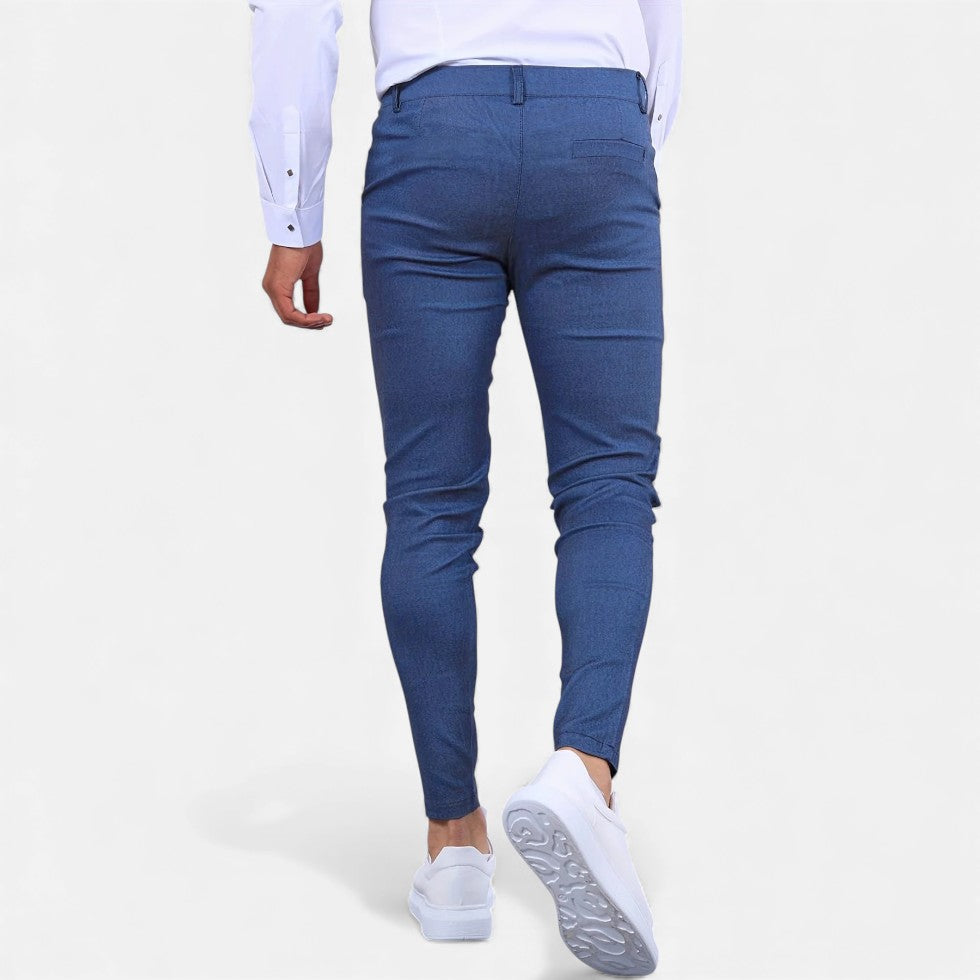 Marek Męskie Chino Spodnie | Elastyczny Materiał, Casual 3