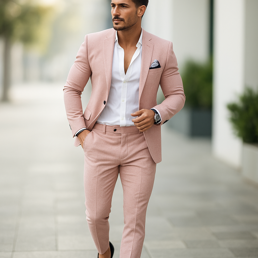 Męski Garnitur | Dopasowany Krój, Nowoczesny Styl 2