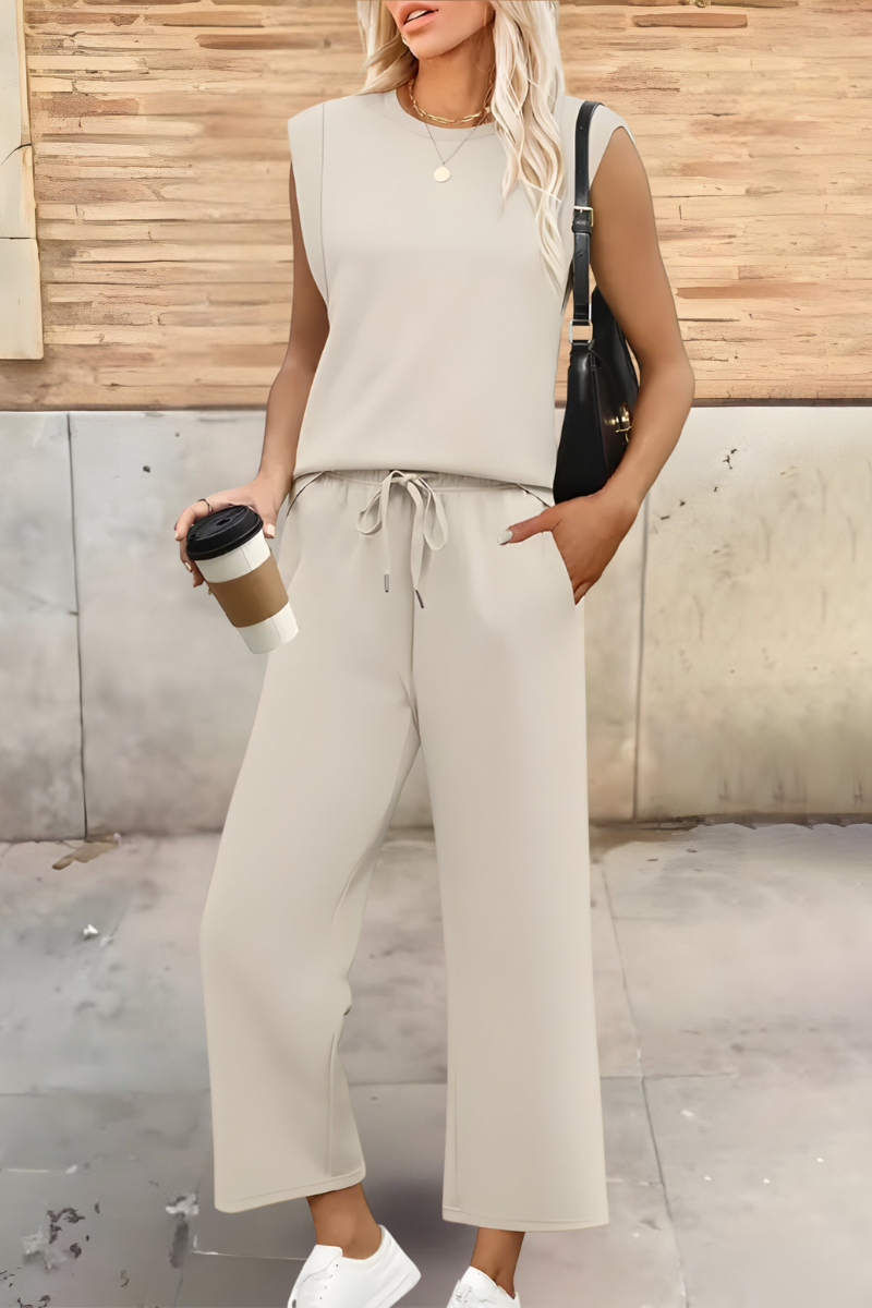 Mia Letni Zestaw Damski | Oddychający Materiał 0