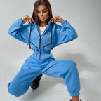 Mila Women's Jumpsuit | Cotton and Polyester, Comfortable with Hood 1