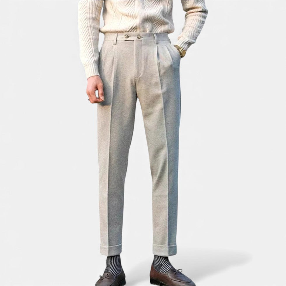 Milo Męskie Spodnie | Szeroki Krój, Miękka Wiskoza 1