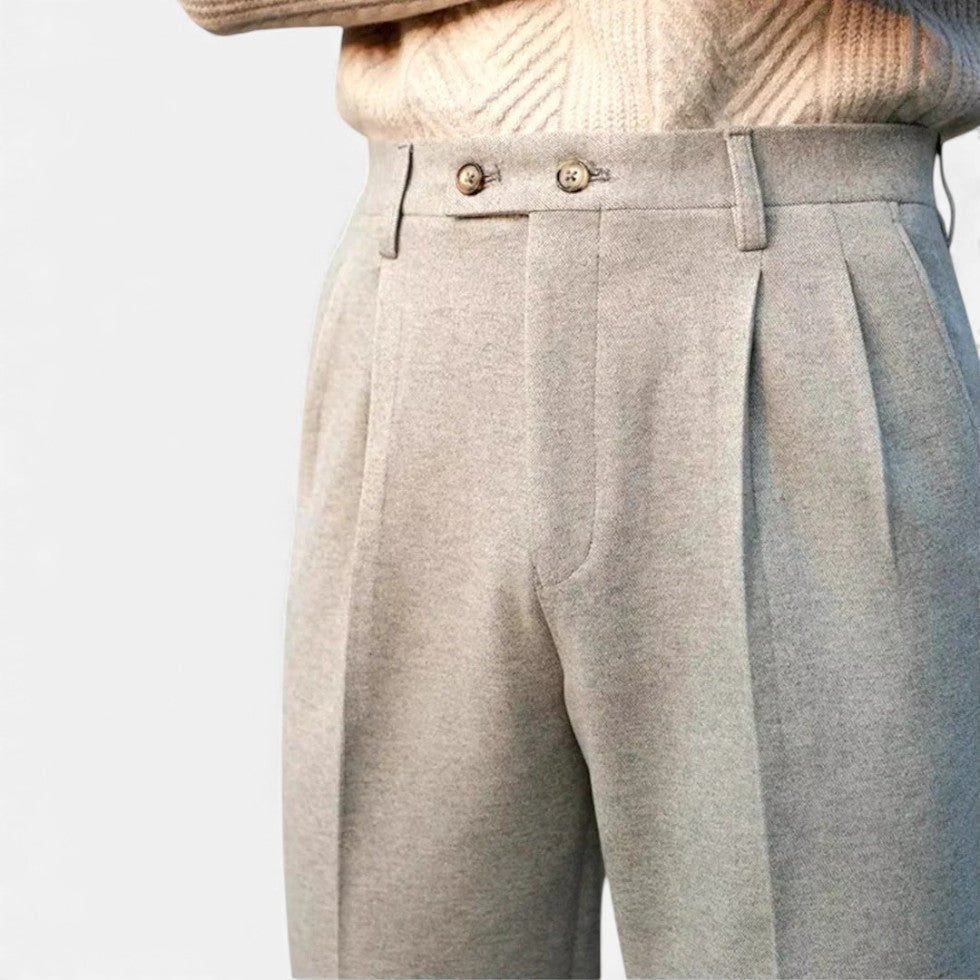 Milo Męskie Spodnie | Szeroki Krój, Miękka Wiskoza 2