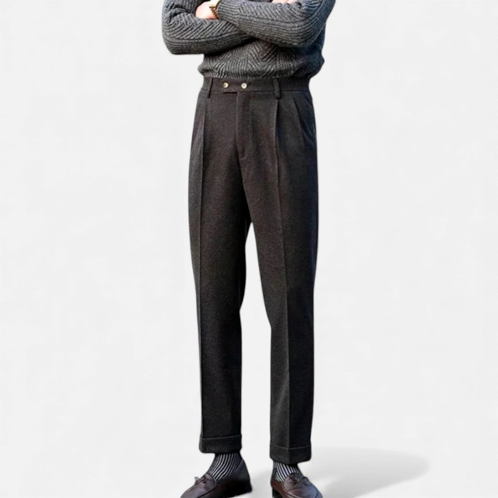 Milo Męskie Spodnie | Szeroki Krój, Miękka Wiskoza 4