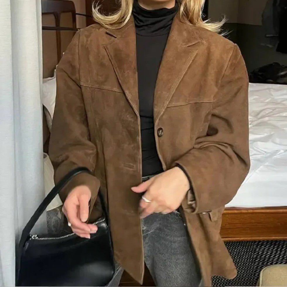 Mira Damska Marynarka Oversize | Miękka Tkanina, Elegancka 4