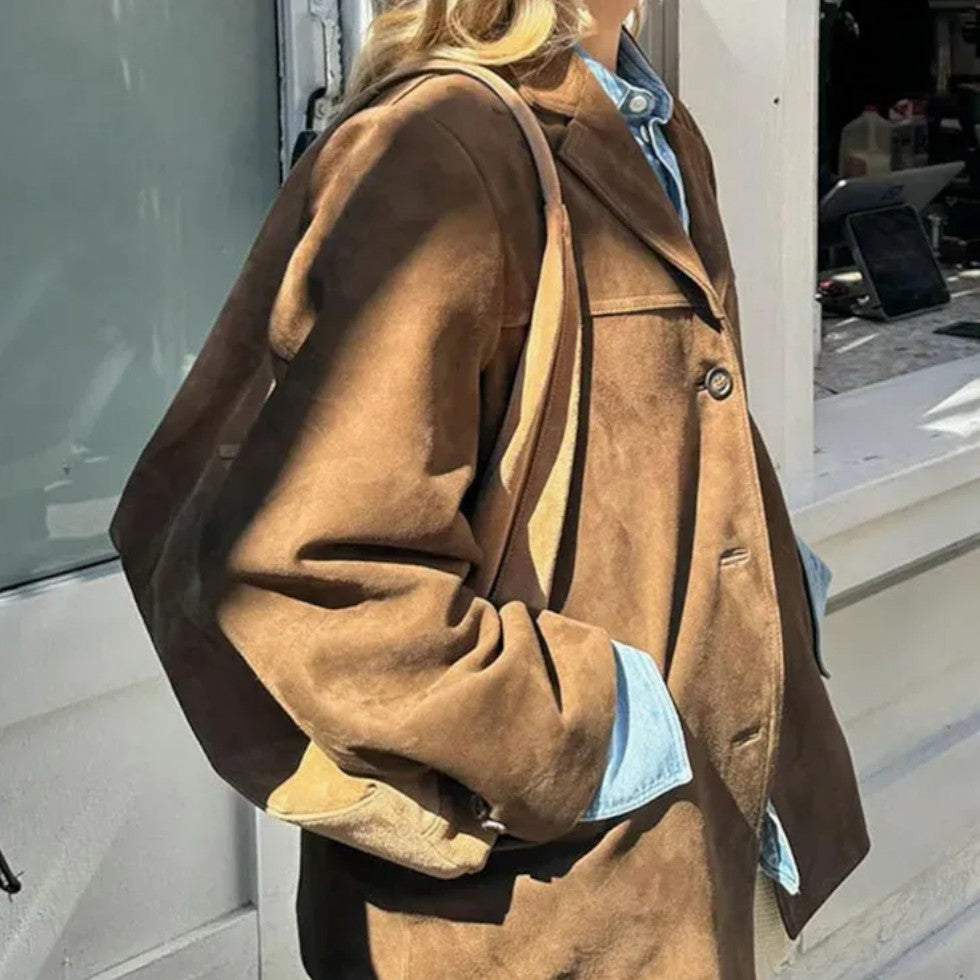 Mira Damska Marynarka Oversize | Miękka Tkanina, Elegancka 5