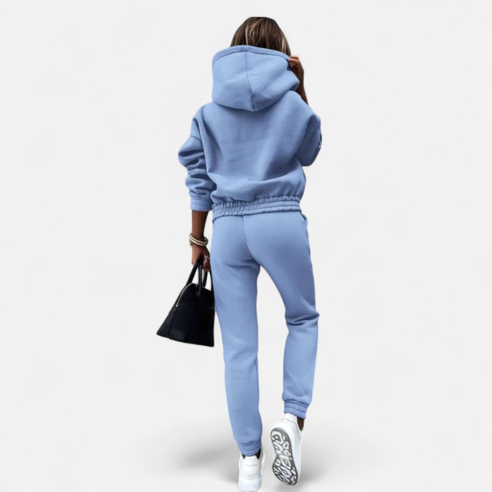 Misty Damski Strój do Biegania | Miękka Mieszanka Bawełny, Kaptur 3