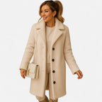 Mona Damski Płaszcz Zimowy | Pluszowy, Elegancki Krój, Ciepły 1