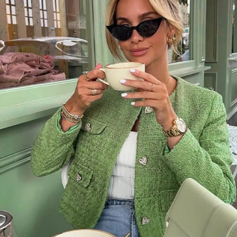 Stylowy Dwuczęściowy Zestaw Damski | Vintage Elegancja 3