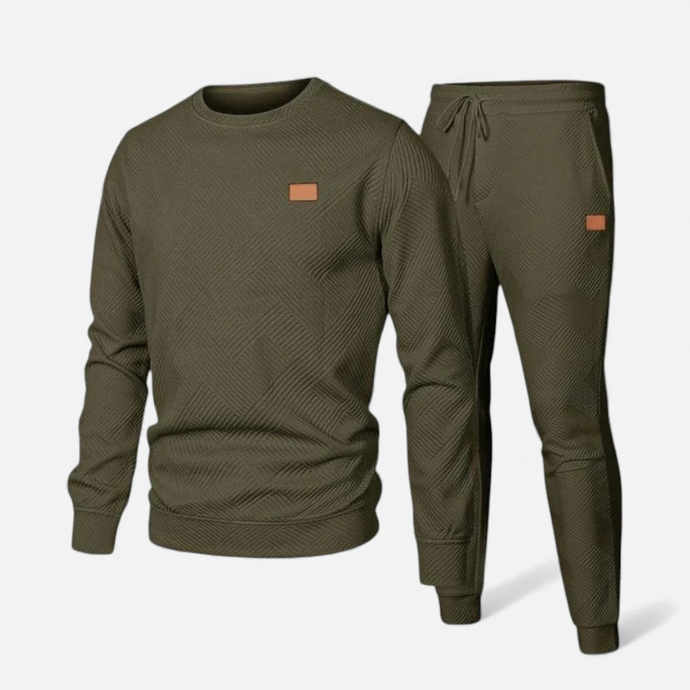 Sylvio Męski Komplet Dresowy | Szare Dresy, Wygodny Krój 5