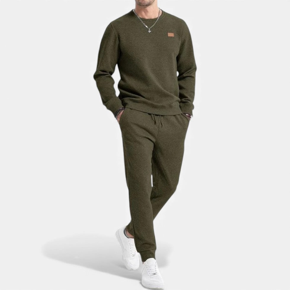Sylvio Męski Komplet Dresowy | Szare Dresy, Wygodny Krój 6