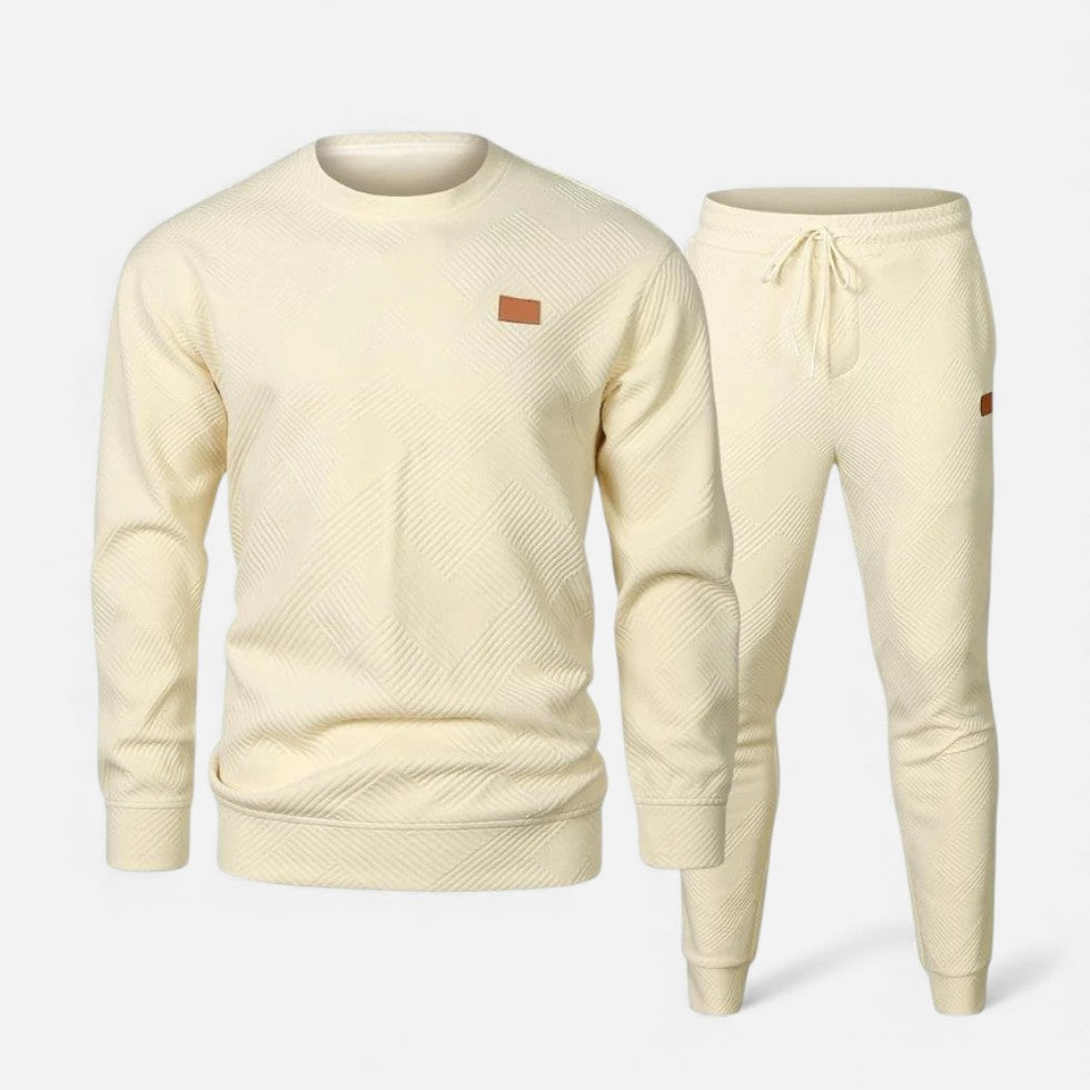 Sylvio Męski Komplet Dresowy | Szare Dresy, Wygodny Krój 7