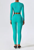 Zahara Damski Komplet Sportowy | Bezszwowy, Elastyczny, Stylowy 5