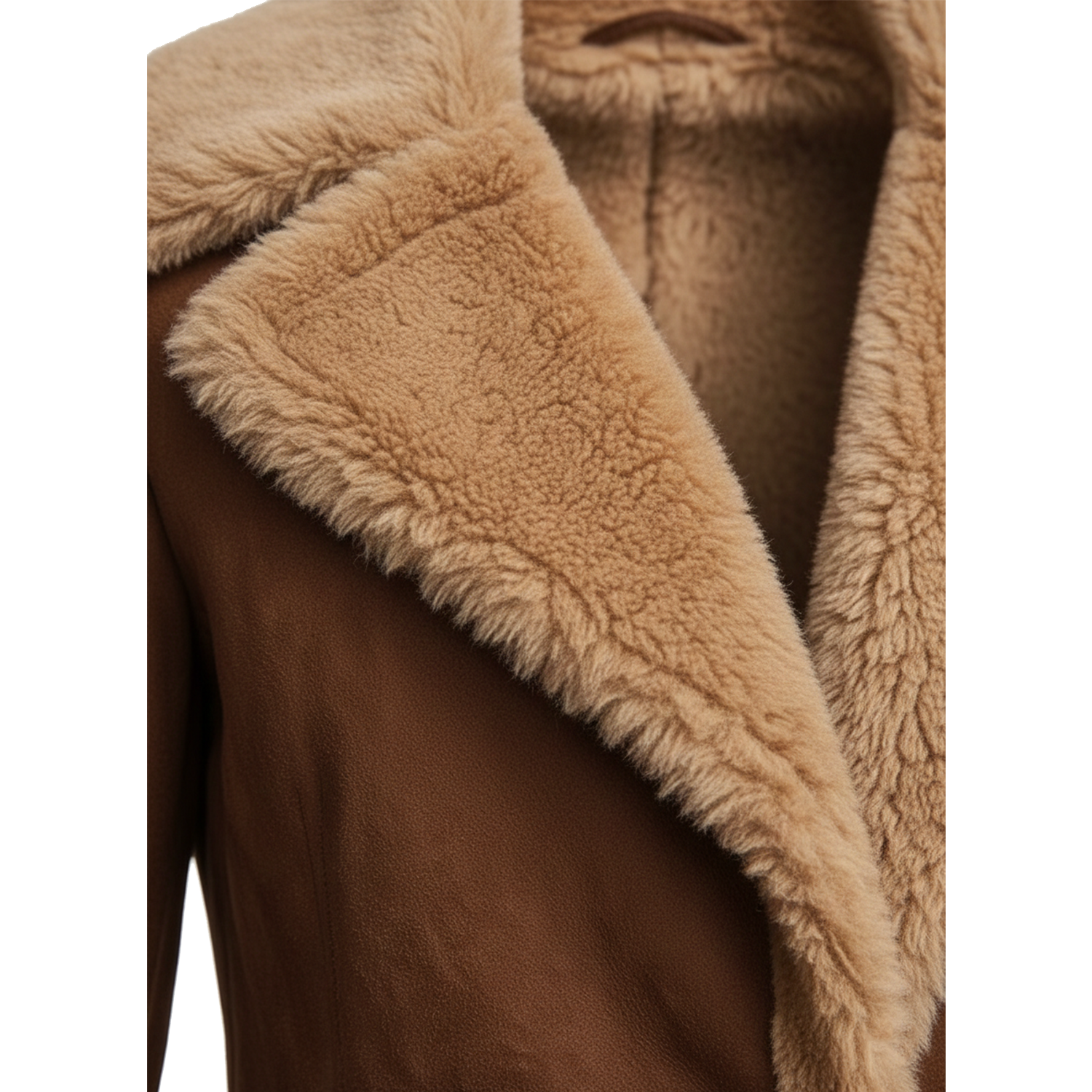 Damski Kożuch Premium Maxi – Płaszcz z Podszewką Termiczną