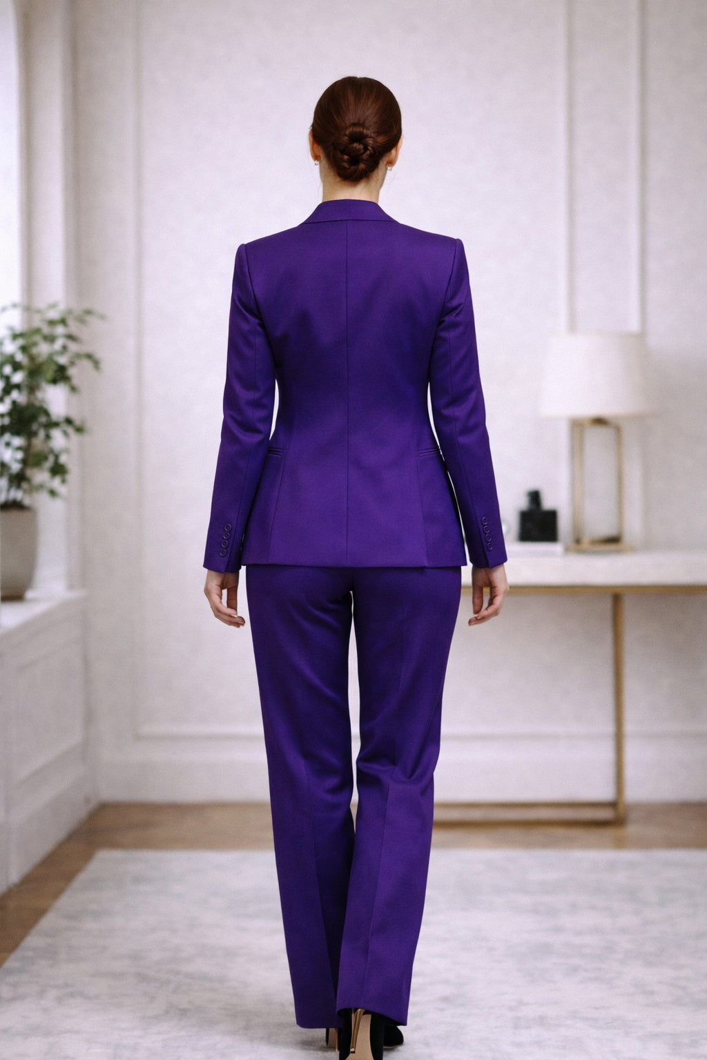 Garnitur Damski Elegancki 3-częściowy | Marynarka, Kamizelka i Spodnie | Na Komunię