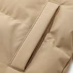 Pikowana Damska Kurtka Puchowa z Kapturem na Zimę