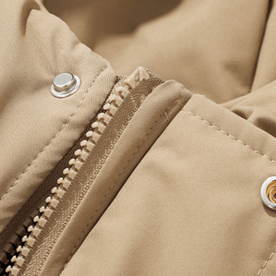 Pikowana Damska Kurtka Puchowa z Kapturem na Zimę